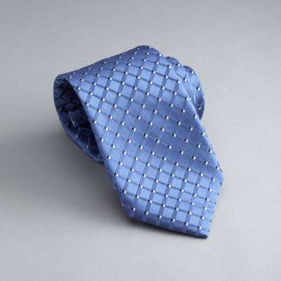 Checked Silk Tie