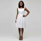 White Dress with Jewel Neckline image number null