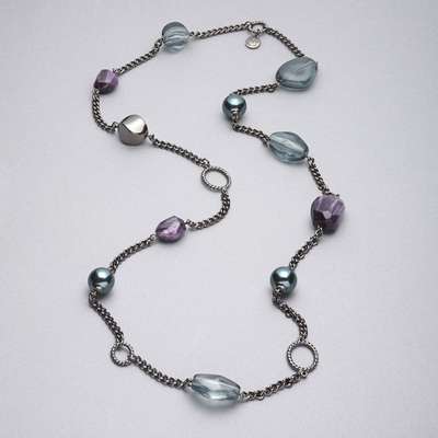 Light Hematite Necklace