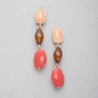 Pink Quartz Dangle Earring image number null