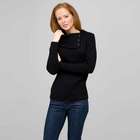 Long Sleeve Button Out Turtle Neck image number null