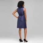 Ruffle Front Wrap A-Line Dress image number null