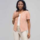 Tweed Short Sleeve Jacket. image number null