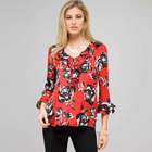 Floral Ruffle Top image number null