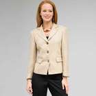 Notch Collar Basket Weave Jacket image number null