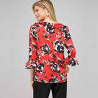 Floral Ruffle Top image number null