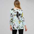 Printed V-Neck Pullover image number null