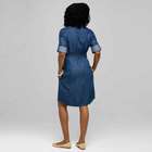 Belted Shirt Dress image number null