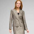 V-Neck Shimmer Jacket image number null