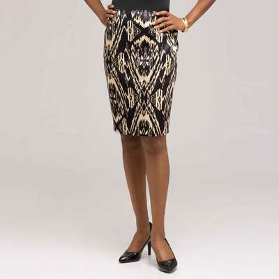 Tribal Inspired Slim Skirt