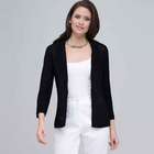 3/4 Sleeve Notch Cardigan. image number null