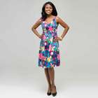 Floral V-Neck Dress image number null