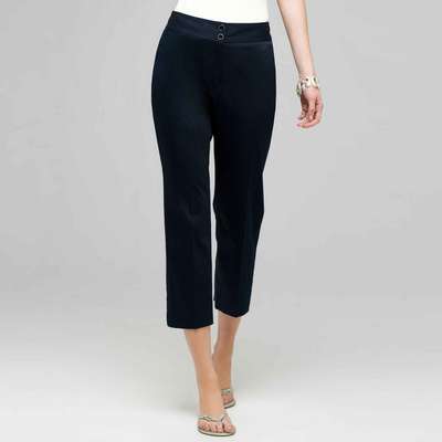 Crop Straight Leg Pant