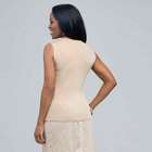 Sleeveless Twist Front Knit Top. image number null