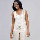 Sleeveless Sequined Top. image number null