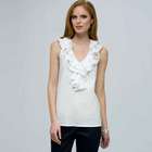 Sleeveless Ruffle Blouse. image number null