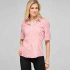 Double Collar Striped Shirt image number null